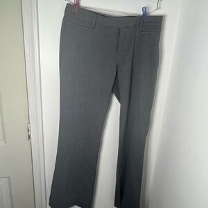 Gap Modern Boot Dress Pants Women’s 2A Gray Stretch Career Work Slacks